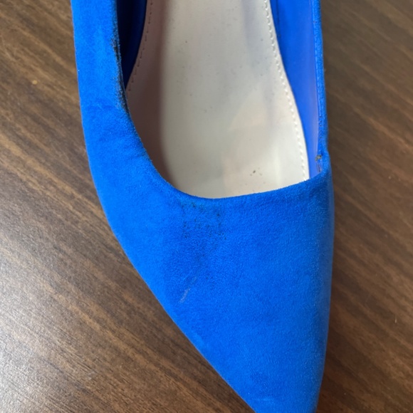 Forever 21 Blue Heels Size 10 - Picture 6 of 6